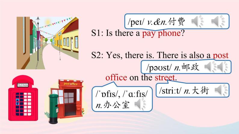 Unit8 Is there a post office near here第1课时SectionA 1a-2d课件（人教新目标版）08