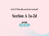 Unit12 What did you do last weekend第1课时(SectionA 1a-2d)课件（人教新目标版）