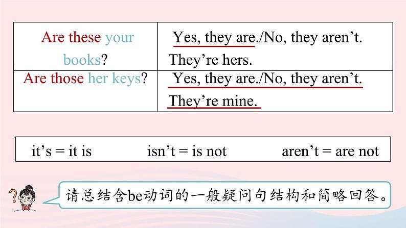 Unit3 3 Is this your pencil第二课时SectionAGrammarFocus_3c课件（人教新目标版）第8页