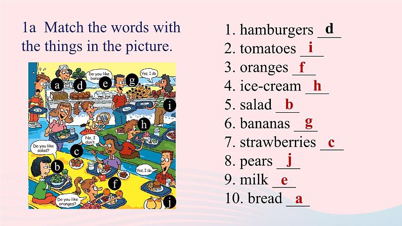 Unit6 Do you like bananas第一课时SectionA1a-2d课件（人教新目标版）第8页