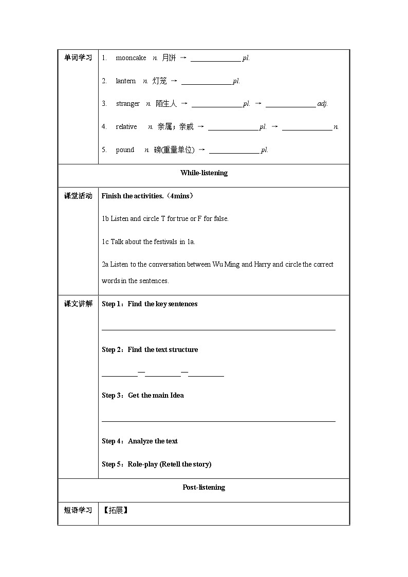 Unit 2 第1课时 Section A (1a-2d)（导学案）-2023-2024学年九年级英语全一册同步备课系列（人教版）03