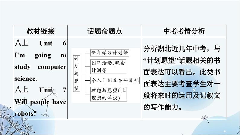 人教版中考英语复习题型专题五书面表达（4）计划与愿望课件第2页