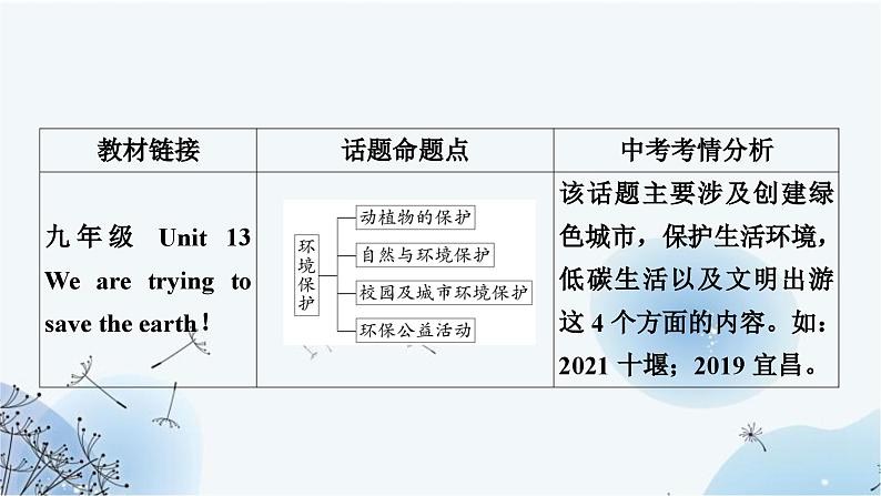 人教版中考英语复习题型专题五书面表达（8）环境保护课件第3页