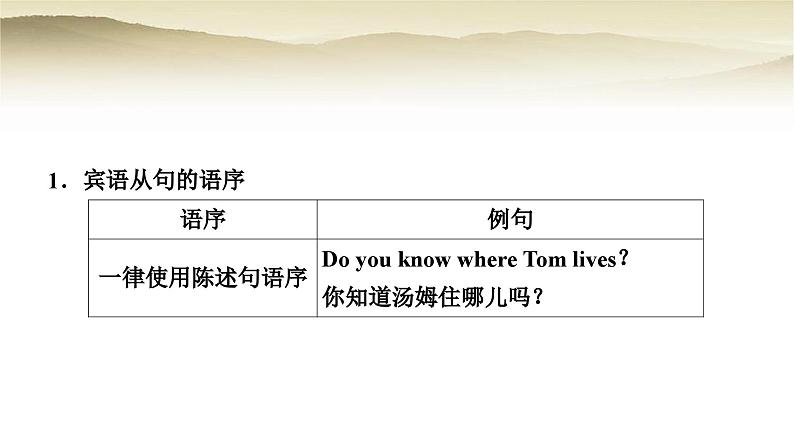 课标版中考英语复习专题突破十三复合句教学课件第7页