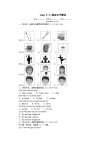 九年级英语全册Units4-6综合水平测试试卷（人教新目标版）