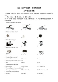 江苏省徐州市2022-2023学年九年级上学期期末英语试题