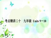 人教版中考英语复习考点精讲二十九年级Units9-10基础检测课件