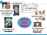 Module 1 Unit 1 Let's try to speak English as much as possible.（课件）外研版英语八年级上册