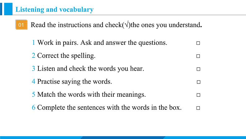 Module 1 Unit 1 Let 's try to speak English as much as possible.（课件）外研版英语八年级上册第7页