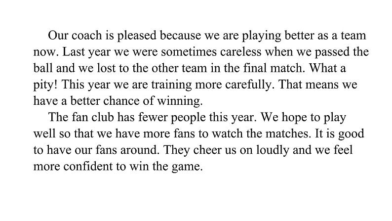 Module 3 Nothing is more enjoyable than playing tennis Unit 2（课件+素材） 2023-2024学年外研版英语八年级上册07