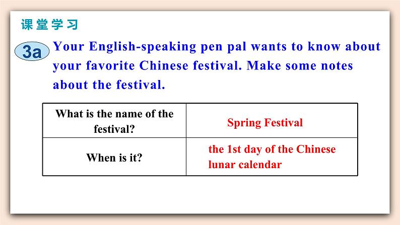 人教版英语九年级上册Unit 2  Section B （3a-Self Check）（ 第5课时） 课件+教案+练习06