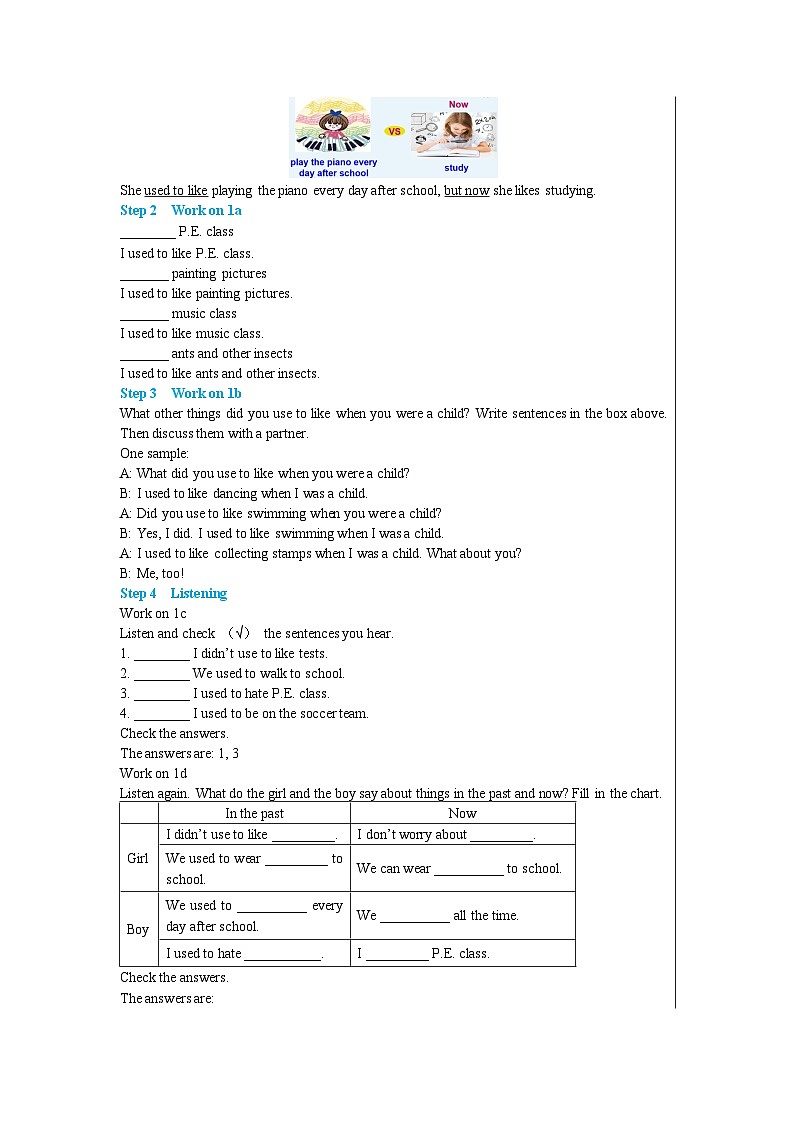 人教版英语九年级上册Unit 4  Section B （1a-1e） (第3课时 )课件+教案+练习02