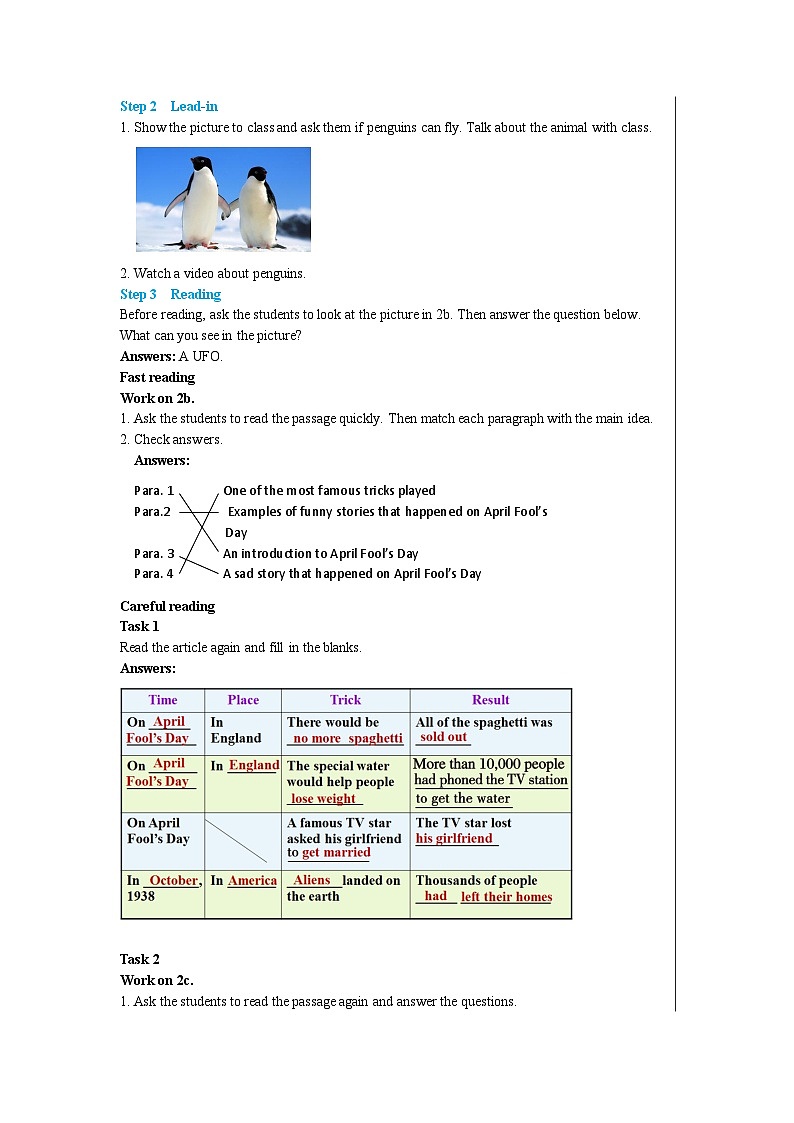 人教版英语九年级下册Unit 12 Section B (2a-2e)（第4课时）课件+教案+练习02