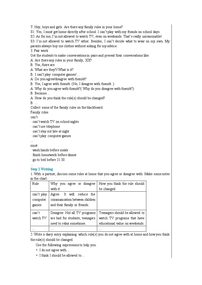 人教版英语九年级上册Unit 7  Section B（3a—Self Check） (第5课时) 教案02