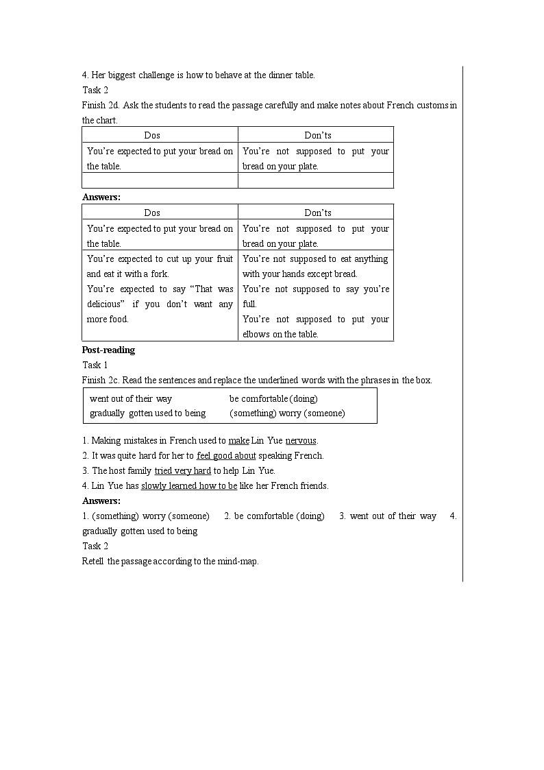 人教版英语九年级下册Unit 10 Section B（2a—2e）（第4课时） 教案03