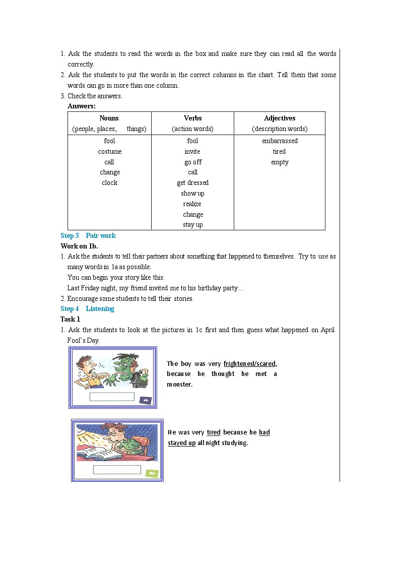 人教版英语九年级下册Unit 12 Section B（1a—1e）(第3课时) 教案02