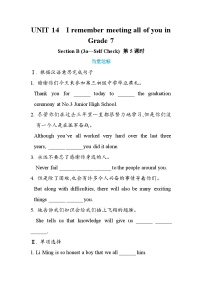 初中人教新目标 (Go for it) 版Section B精品同步练习题