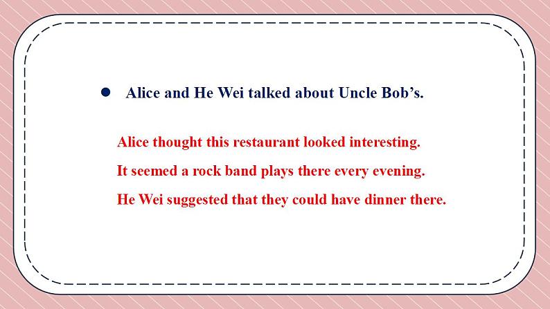 人教版英语九年级上册Unit 3  Could you please tell me where the restrooms are? Section A Grammar Focus-4c课件05