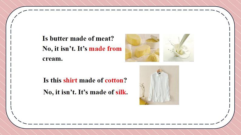 人教版英语九年级上册Unit 5 What are the shirts made of Section A 2a-2d课件第6页