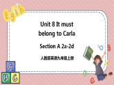 人教版英语九年级上册Unit 8 It must belong to Carla Section A 2a-2d课件+音频