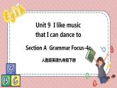人教版英语九年级下册Unit 9 I like music that I can dance to. Section A Grammar Focus-4c 课件