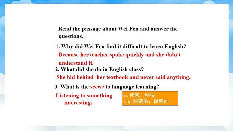 人教版英语九年级上册Unit 1  Section A 3a-3b 课件+教案05