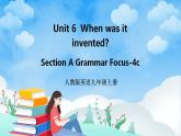 人教版英语九年级上册Unit 6 Section A Grammar Focus-4c 课件+教案