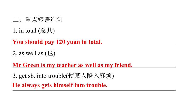 上海教育版英语八年级下册Module 2 Unit 4  第5课时Writing课后作业课件第4页