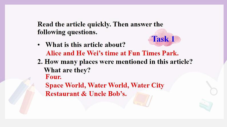 人教新目标 (Go for it) 版英语 Unit3 Could you please tell me where the restrooms are? (SectionA 3a-4c)课件+素材07