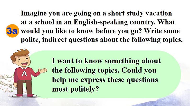 2021--2022学年人教新目标九年级英语上册 Unit3 Could you please tell me where the restrooms are (SectionB 3a-Self Check)第4页