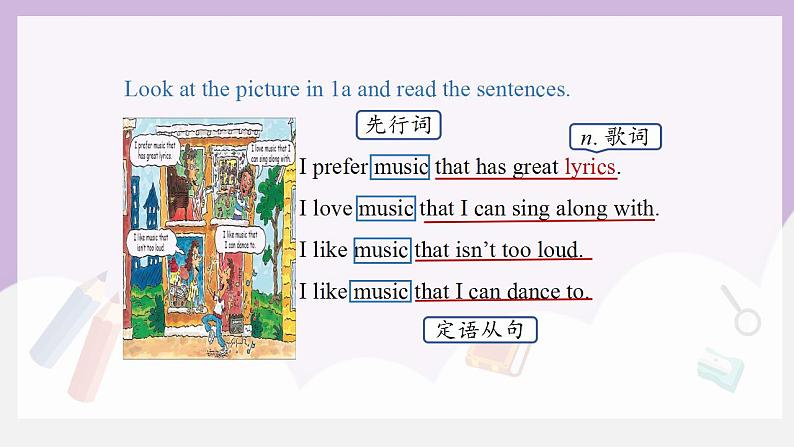 人教新目标 (Go for it) 版英语  Unit 9 I like music that I can dance to.（SectionA1a-2d）课件+素材08