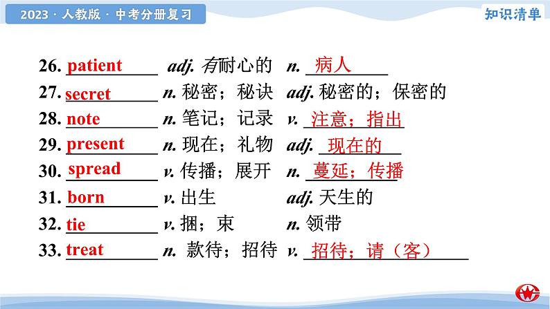 新目标九年级 Units 1-2课件PPT07