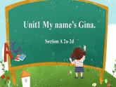 人教新目標初中英語七年級上冊 Unit 1 Section A 2a-2d 課件