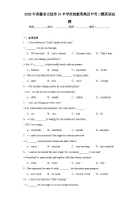 2023年安徽省合肥市50中学西校教育集团中考二模英语试题（含解析）
