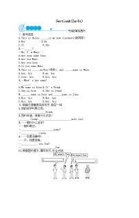 英语七年级上册Section A精品当堂检测题