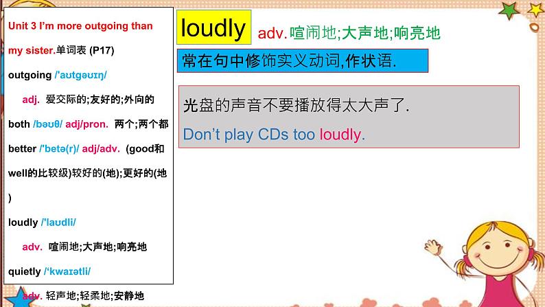 Unit3+SectionA词汇精讲课件 人教版英语八年级上学期第7页