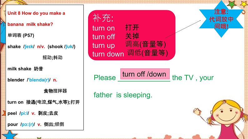 Unit8+SectionA词汇精讲课件 人教版英语八年级上学期07