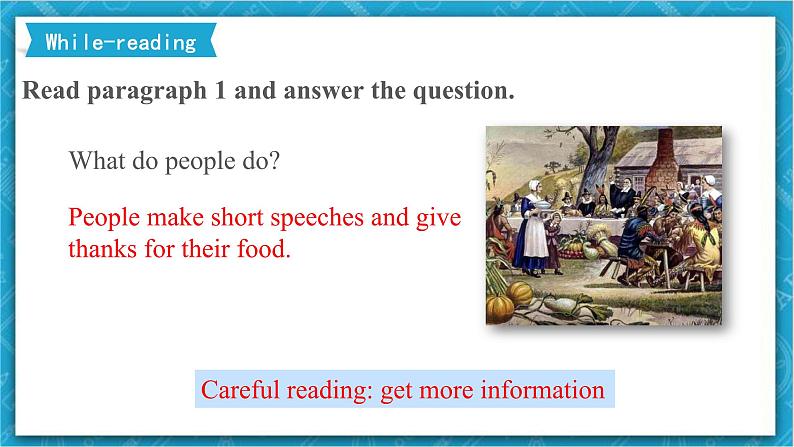 外研新标准英语九年级上册 Module 2 Unit 2 We have celebrated the festival since the first pioneers arrived in America 课件+教案08