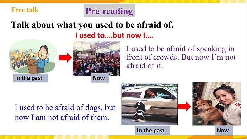 人教新目标版英语九年级Unit 4 《I used to be afraid of the dark. Section A 3a-3c》课件+练习+音视频06