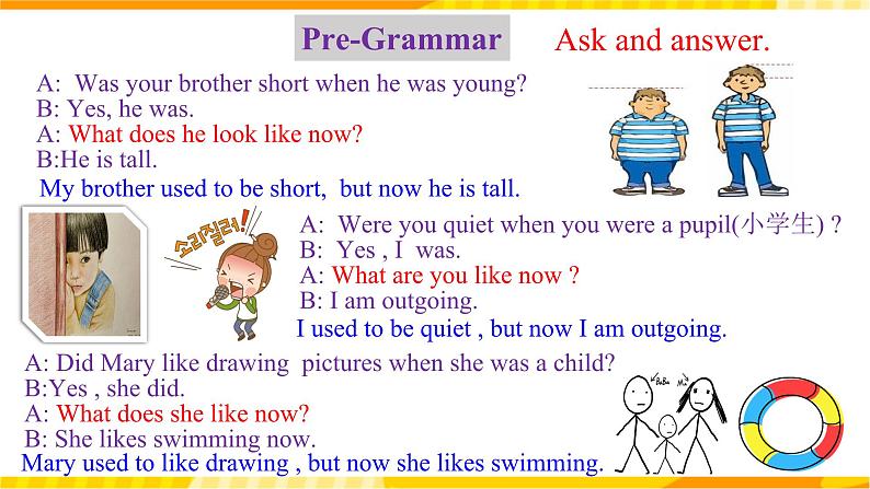人教新目标版英语九年级Unit 4 《I used to be afraid of the dark. Section A Grammar focus-4c 》课件+练习+音频05