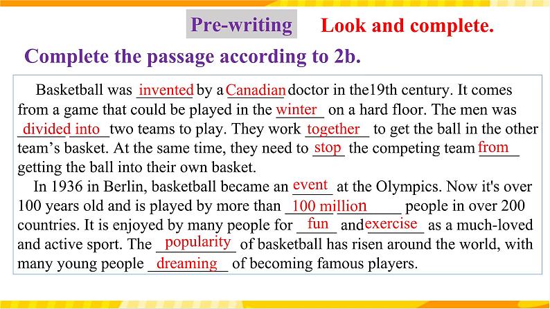 人教新目标版英语九年级Unit 6 《When was it invented Section B 3a-Self check 》课件+练习04