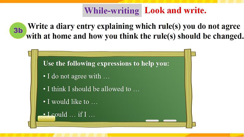 人教新目标版英语九年级Unit 7《 Teenagers should be allowed to choose their own clothes.Section B3a-Self check 》课件08