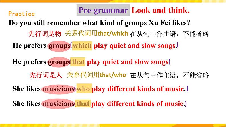 人教新目标版英语九年级Unit 9《 I like music that I can dance to. Section A Grammar focus-4c 》课件+练习+音频08