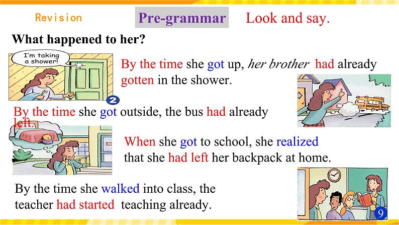 人教新目标版英语九年级Unit12《 Life is full of the unexpected.Section A Grammar focus-4c 》课件+练习04