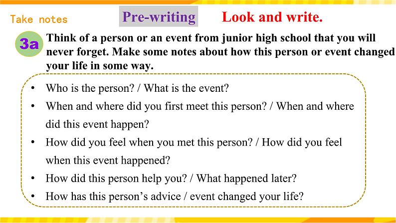 人教新目标版英语九年级Unit14 《I remember meeting all of you in Grade 7. Section B 3a-Self check 》课件08