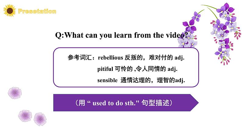 【核心素养目标】人教版初中英语九年级全册 Unit 4 I used to be afraid the dark Section A Grammar课件+教案+同步练习（含反思和答案)04
