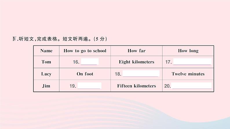 Unit 3 综合训练第8页