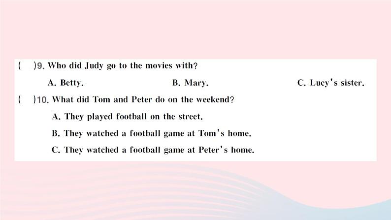 Unit 12 综合训练第4页