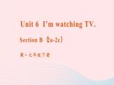 2023七年级英语下册Unit6I'mwatchingTV第4课时B2a_2c课件新版人教新目标版