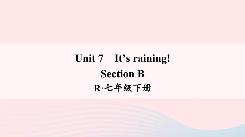 Unit 7 Section B第1页